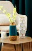 Nordic Ceramic Vase Stereoscopic Dried Fowers Arrangement Wobble Plate Living Room Entrance Ornaments Home Decorations 5