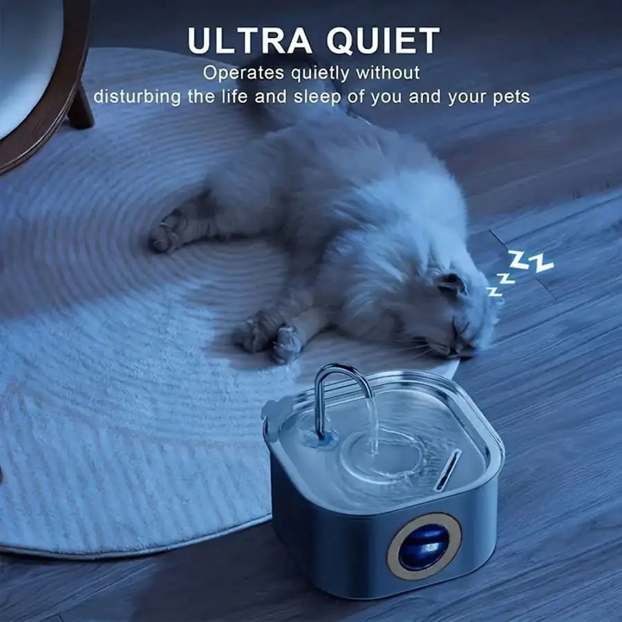 Stainless Steel Pet Water Fountain 4