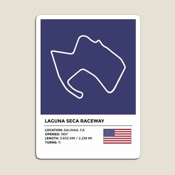 

Магнитная детская Магнитная игрушка Laguna Seca Raceway