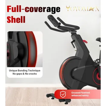 Exercise Bike, Stationary Bicycle, Indoor Cycling Bike/Magnetic Stationary Bike - Fitness Stationary Bicycle Machine with Comfo 2