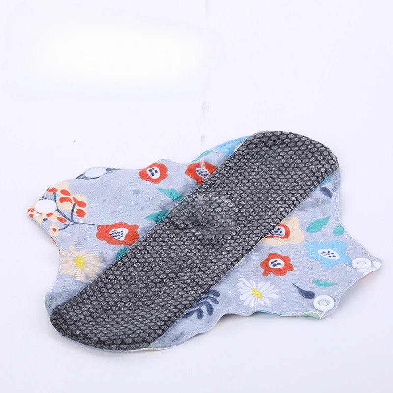 Graphene Cotton Antibacterial Pad, Pure Cotton Washable Sanitary Napkin, Leak Proof and Urine Proof Underwear Pad, Reusable 2