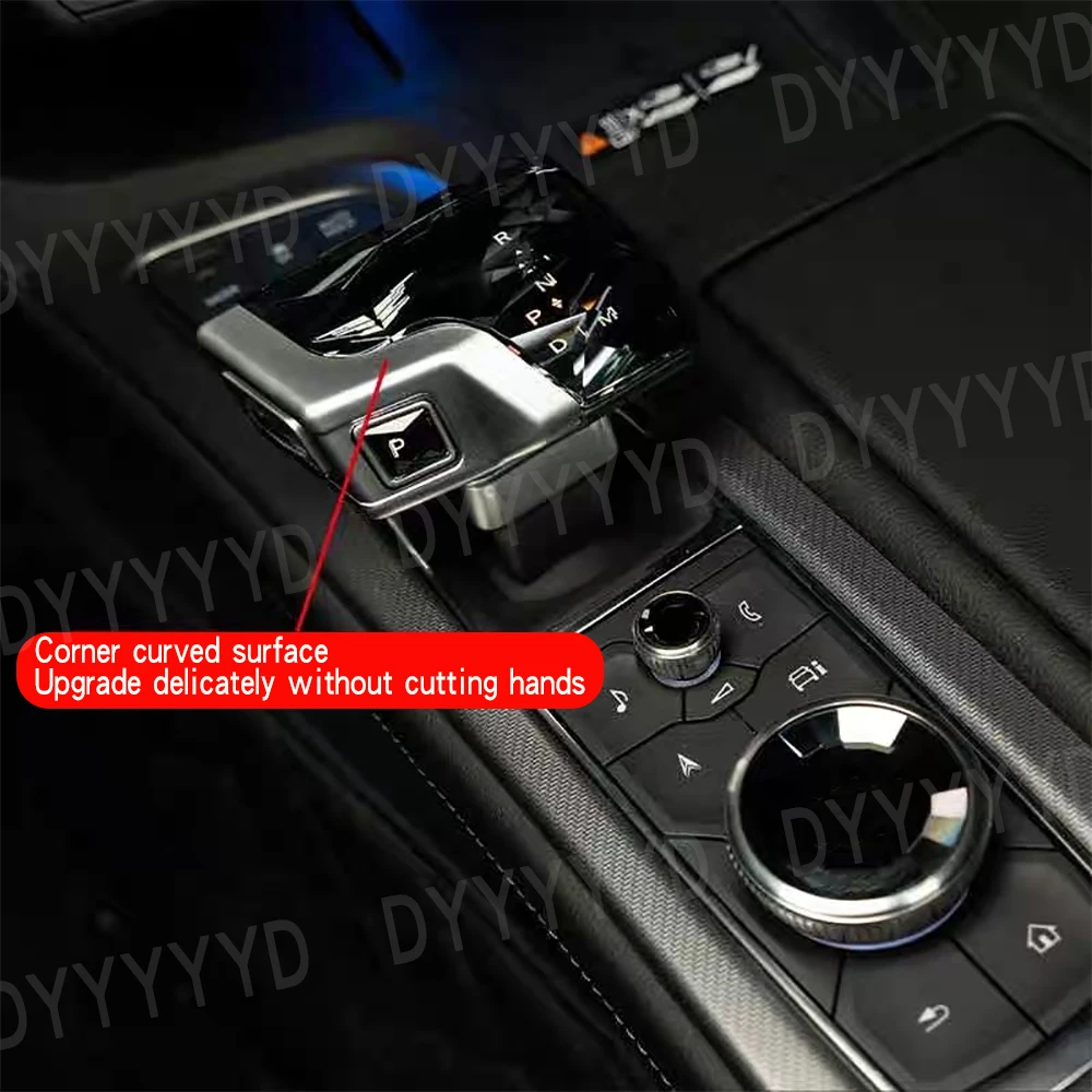 3piece LED Crystal Gear Shift Knob Lever Stick Handle Head for Cadillac CT5 CT6
