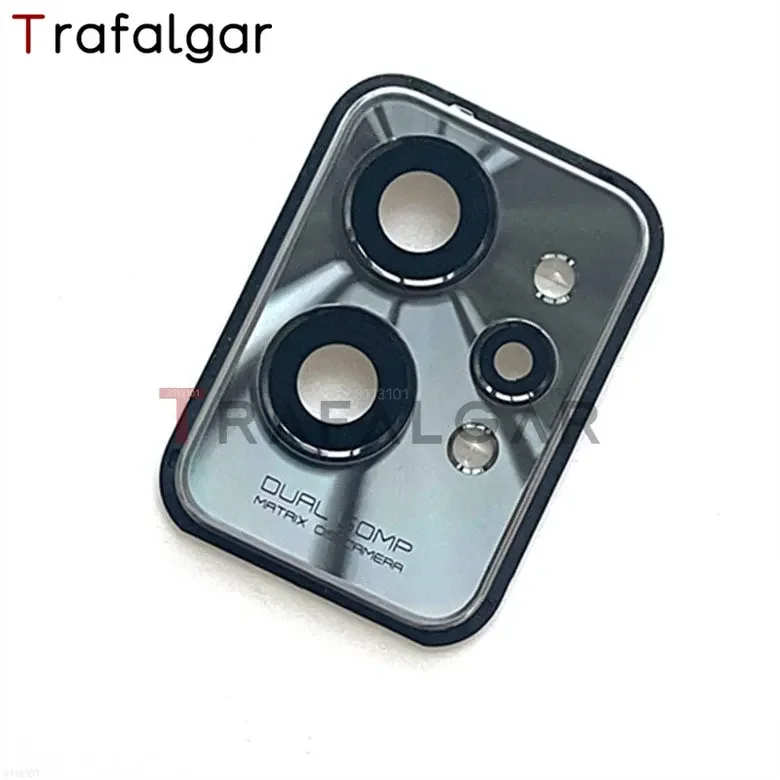 Realme GT2 Pro용 후면 카메라 유리 렌즈, 프레임 베젤 거치대 교체, 메인 카메라 커버, RMX3301, RMX3300