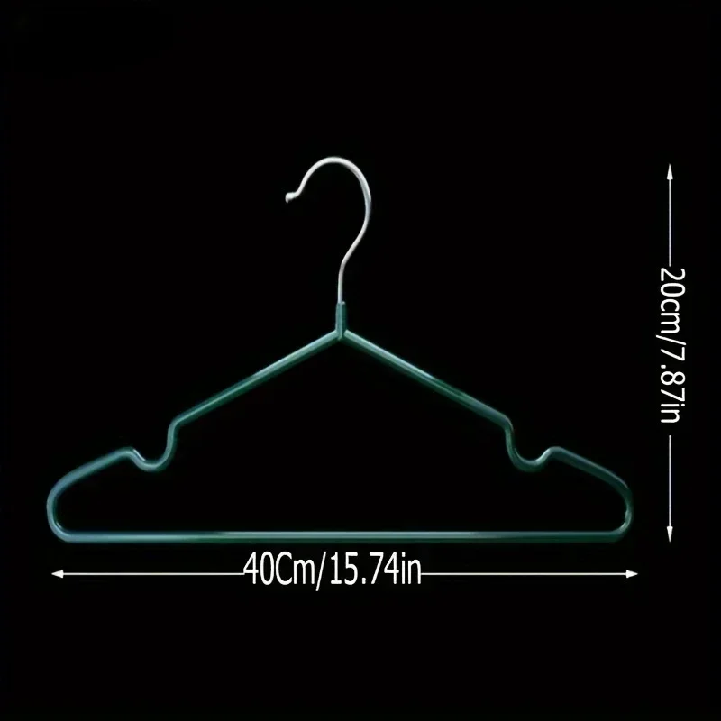 20/40pcs Clothes Hangers With Non-slip Design, Traceless Clothes Racks, Sturdy Heavy Duty Coat Durable Hangers