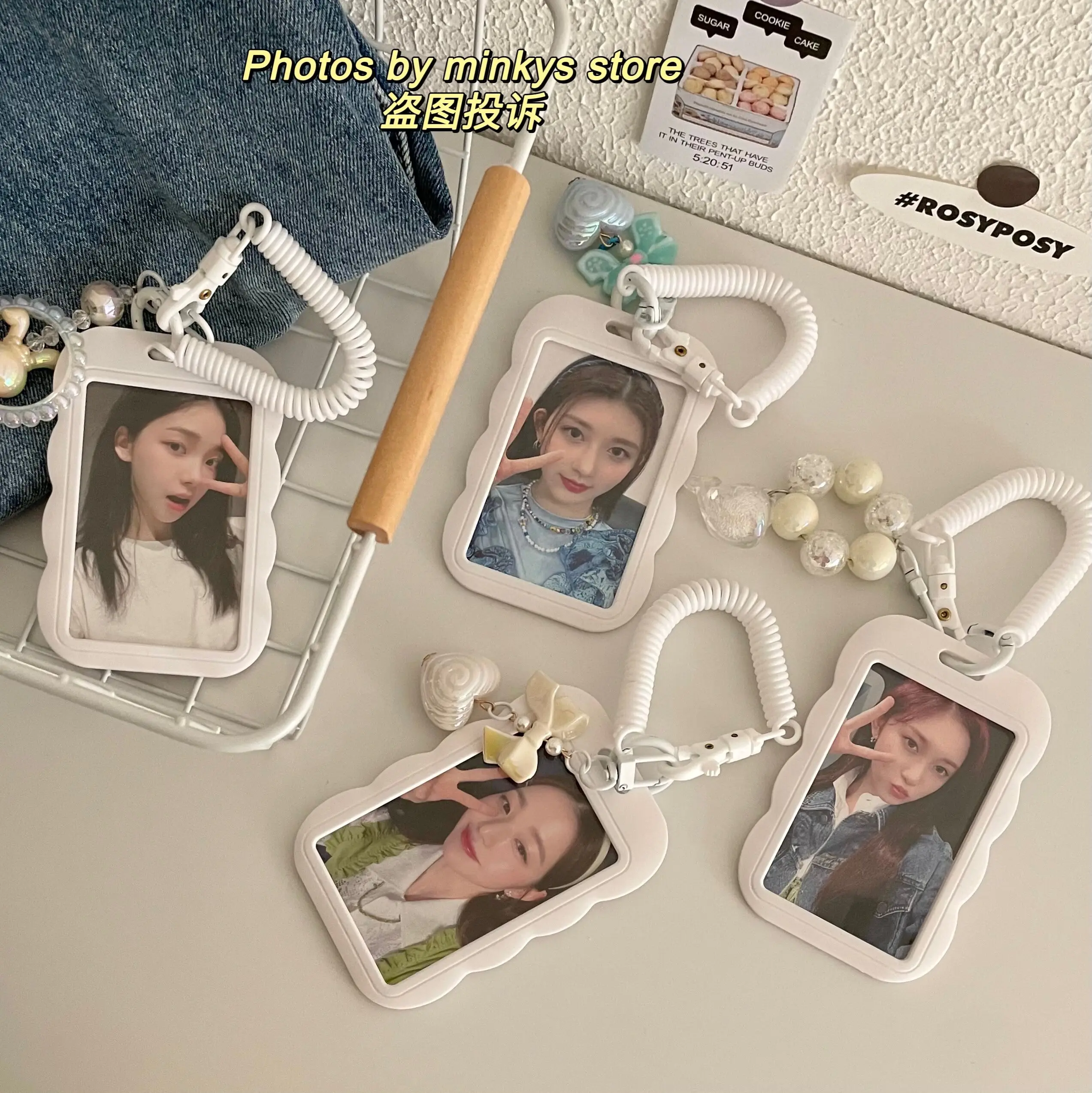 MINKYS Original Design Cloud Shape Kpop Photo Card Holder Idol Photo  Protective Case Photocard Holder Kawaii Stationery