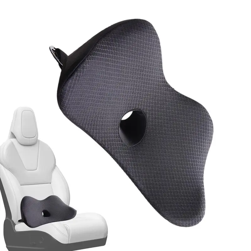 

Lumbar Support For Car Seat Lightweight Wedge Cushion Protection Waist Increase Hip Polyester Fiber Drivers Seat Booster