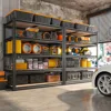 72" H Garage Shelving Heavy Duty Storage Shelves 2000LBS Adjustable 5 Tier Metal Storage Shelving for Garage Storage 1