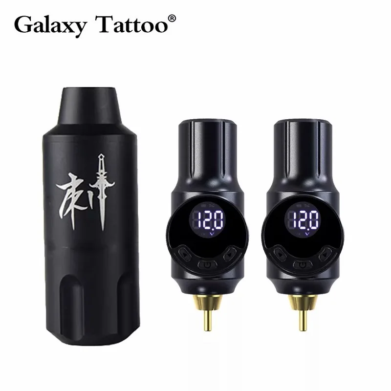 Wireless Tattoo Kit Rotary Tattoo Machine Set Lcd Digital Mini Power