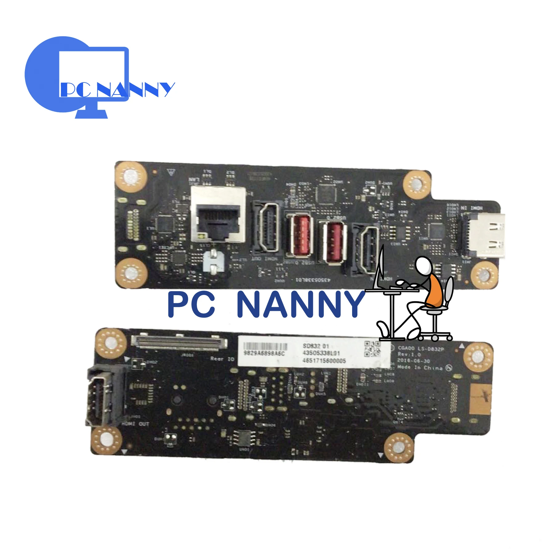 

PCNANNY FOR Ideacentre Y910-27ISH AIOY910 USB Connector board 01AJ795 LS-D832P