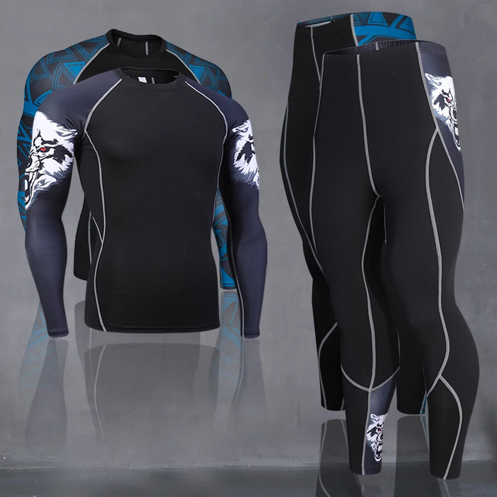 Men's Sports Thermal Underwear Ski Thermal Underwear Men Gym