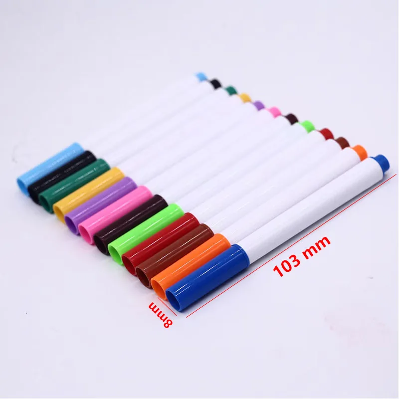 Vibrant Refillable Fine Tip Erasable Whiteboard Markers