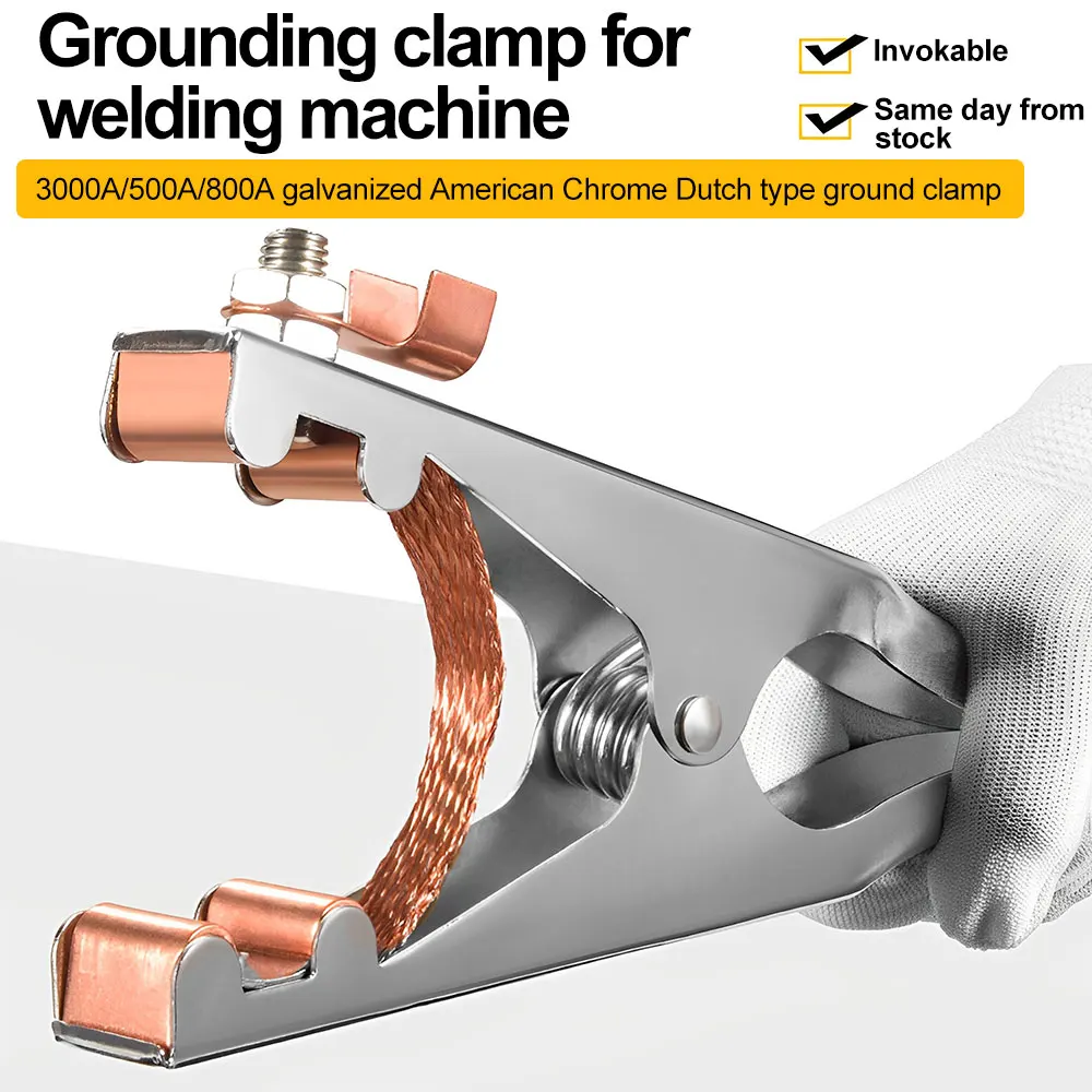 Soldagem Ground Clamp Máquina de Solda Adequado para Mig Mma Tig Arc Soldador e Cortador Máquina 300a 500a 800a 1000a