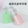 1Set Mirror Nail Stamper Clear Silicone Head Manicure Scraper Transfer Templates Printing Kits Nail Art Stamping Plates 4