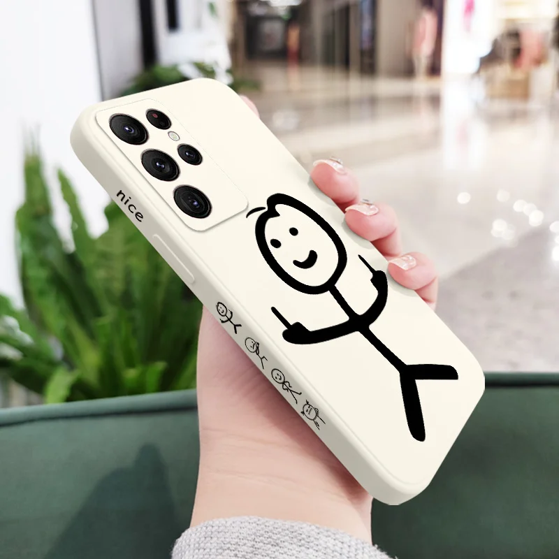 thumbnail image 1 of Line Man funda de teléfono para Samsung Galaxy S24, S23, S22, S21, S20 Ultra Plus FE, S10, S9, S10E, Note 20 ultra, 10, 9 Plus, 1 of 5
