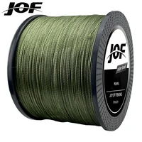 JOF 4x Braided 300M 500M 1000M PE Fishing Line Multifilament Smooth Fishing Line for Fishing Lure Bait Carp Fish 10-80LB 1