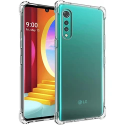 Ultra Thin Soft Clear TPU Cover Case for LG Velvet (Clear)