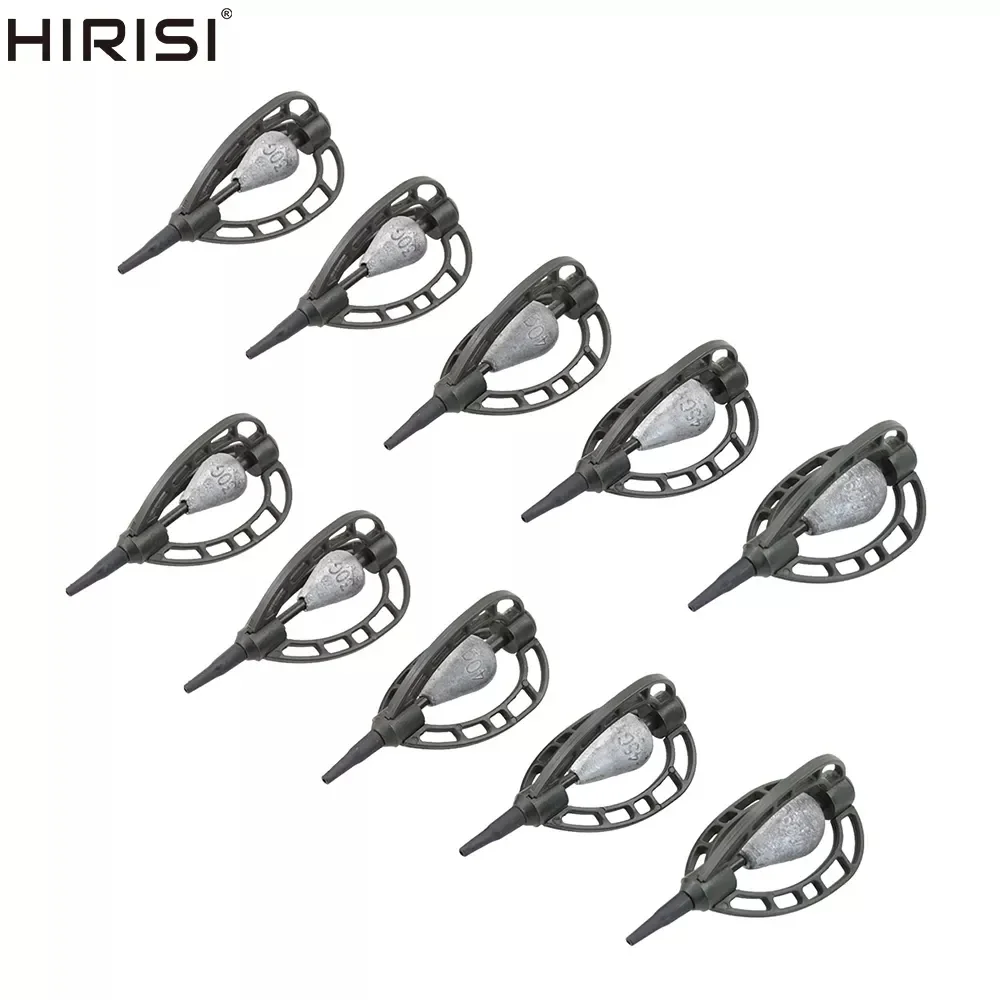 

10 шт. рыболовная кормушка аксессуары для фидерная ловля карпа 30 г, 40 г, 45 г, 60 г