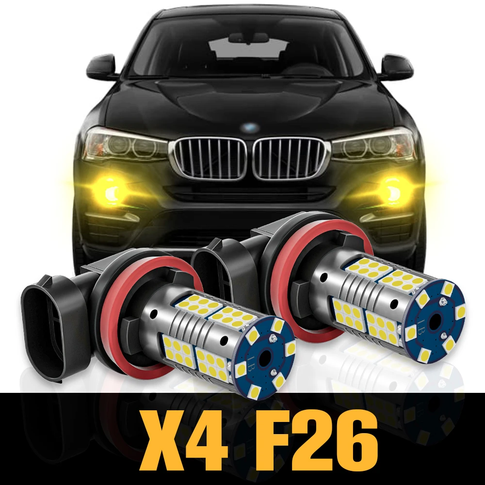 

2pcs Canbus LED Fog Light Lamp Accessories For BMW X4 F26 2014 2015 2016 2017 2018