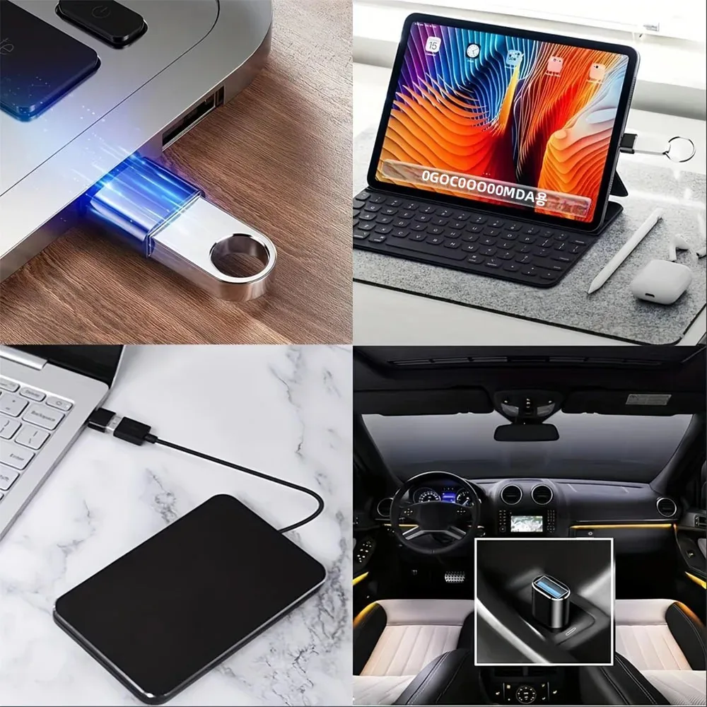 1/3/5개 새 USB 3.0 OTG 어댑터, 안드로이드 폰용 USB 3.0 OTG 어댑터, USB 디스크, 자동차 U 디스크 리더