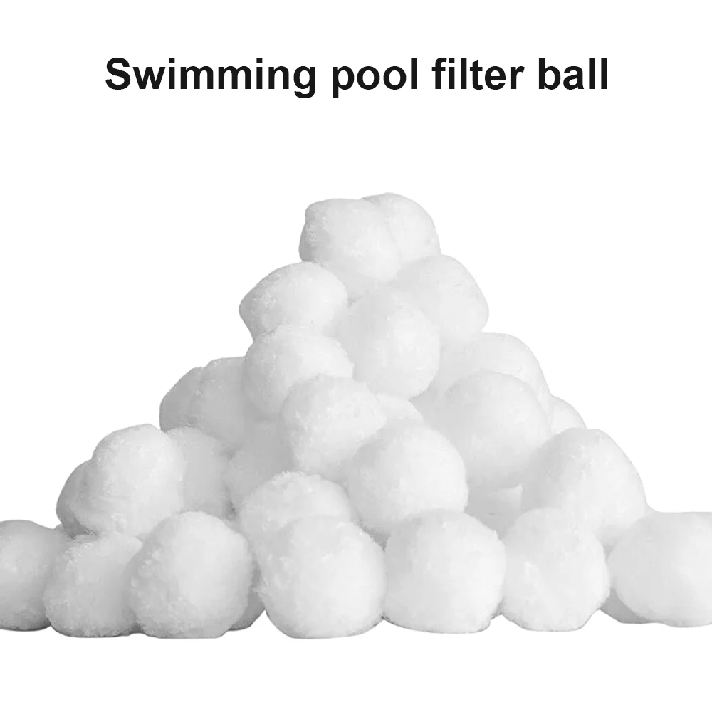 Sfere Filtranti 1400g/2100g/2800g 50mm per Pulizia Piscina, Sfere in Fibra per Purificazione dell'Acqua, Attrezzatura per Pulizia Piscina - immagine 4