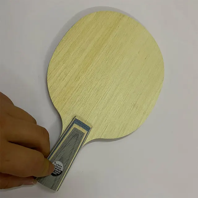 Professional Carbon Fiber Table Tennis Blade Flared Handle ALC SZLC Ping Pong Paddle Offensive Table Tennis Bat 3