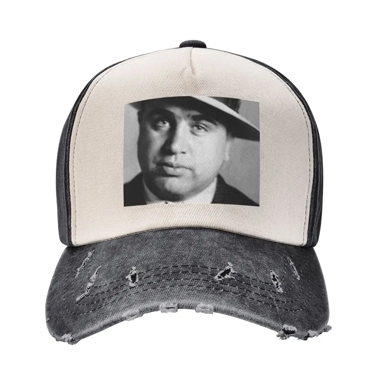 Фото Al Capone Mugshot бейсболка Косплей папа шляпа одежда для гольфа аниме женские мужские №2