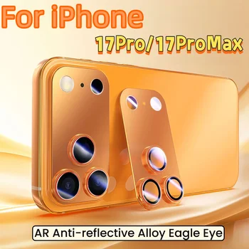 Protezione per Obiettivo Fotocamera in Lega di Alluminio e Vetro Temperato per iPhone 17 Pro Max/17 Pro, Accessori per Fotocamera