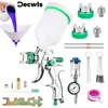HVLP Professional Spray Gun 1.4mm 1.7mm 2.0mm Steel Nozzle Household Spray Gun Portable Car Paint Spray Gun Kit Pneumatic Tools 1