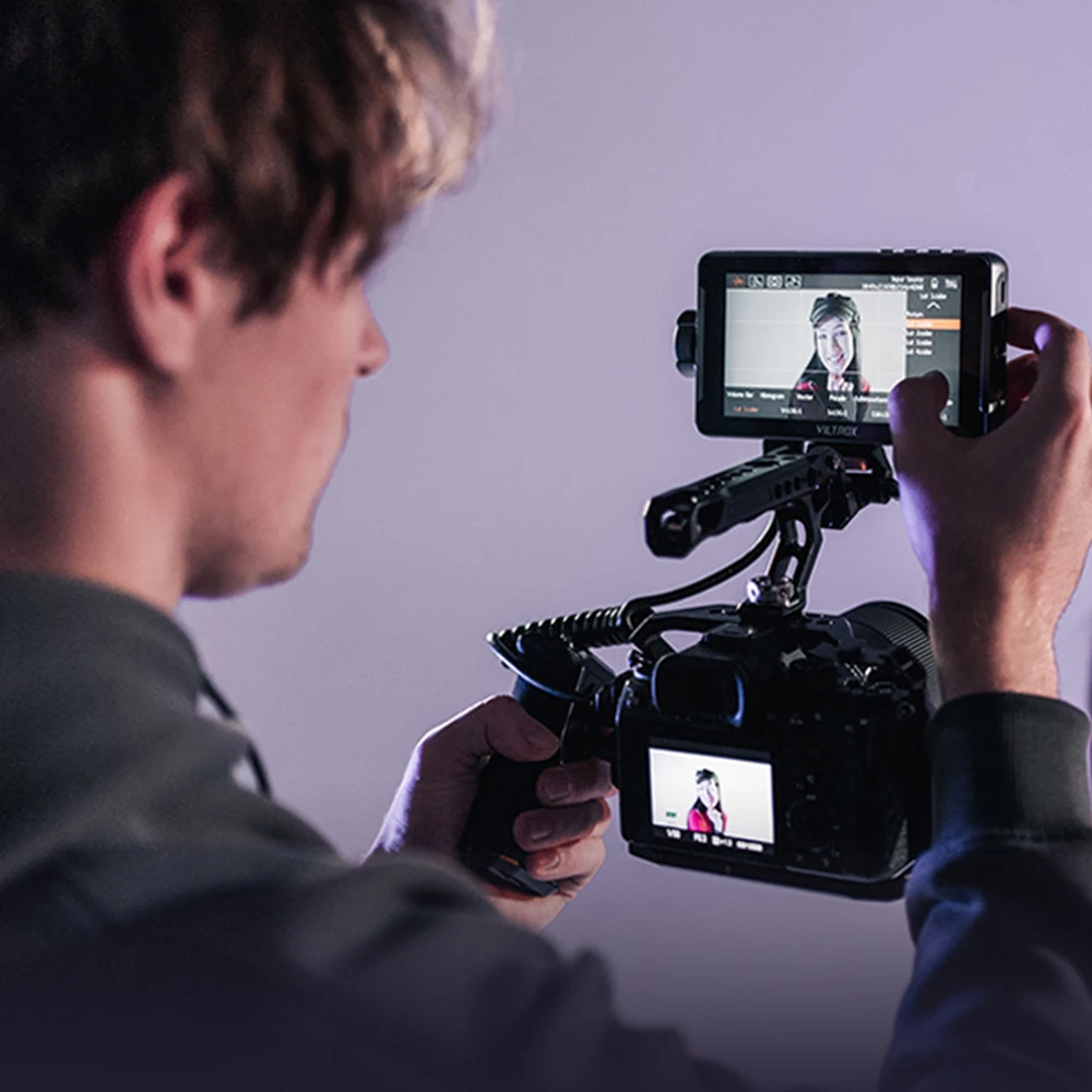 VILTROX DC-550 Pro 5.5 Inch Profissional Camera Studio Monitors 4K HDMI Touch Screen Field 3D LUT Director Monitor 1920x1080 portable monitor dslr field monitor