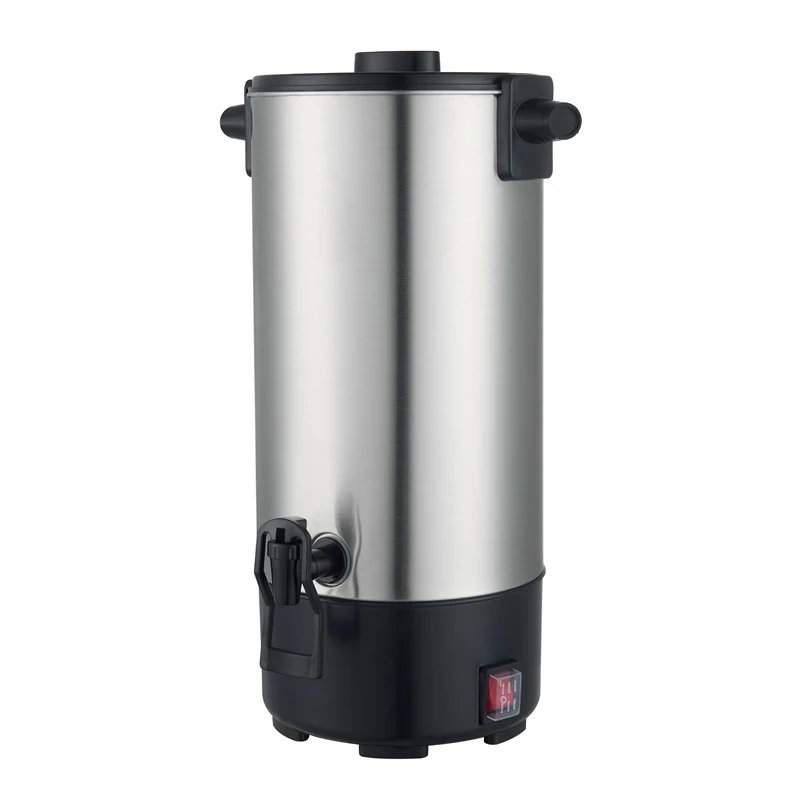 Stainless Steel 8L Fast Brew Coffee Urn 110V 220V Electric Hot Coffee Urn 1000W Tea Beverage Dispenser For Shop