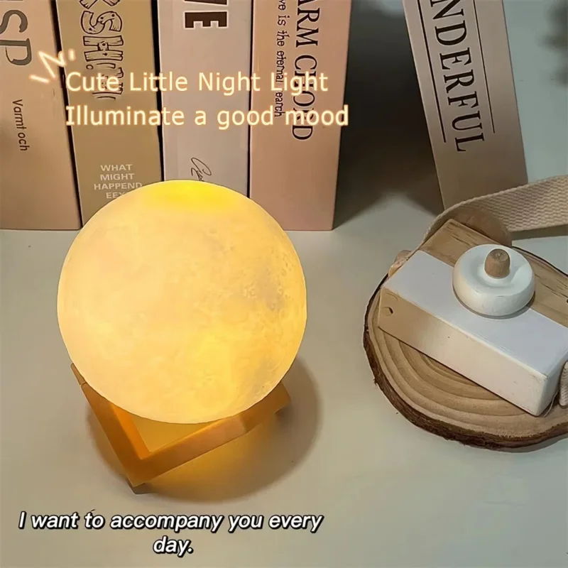 planet night light Children's Day Hand-painted Moon Light DIY Painted Materials Package Kindergarten Parent-child Activities Planet Night Light