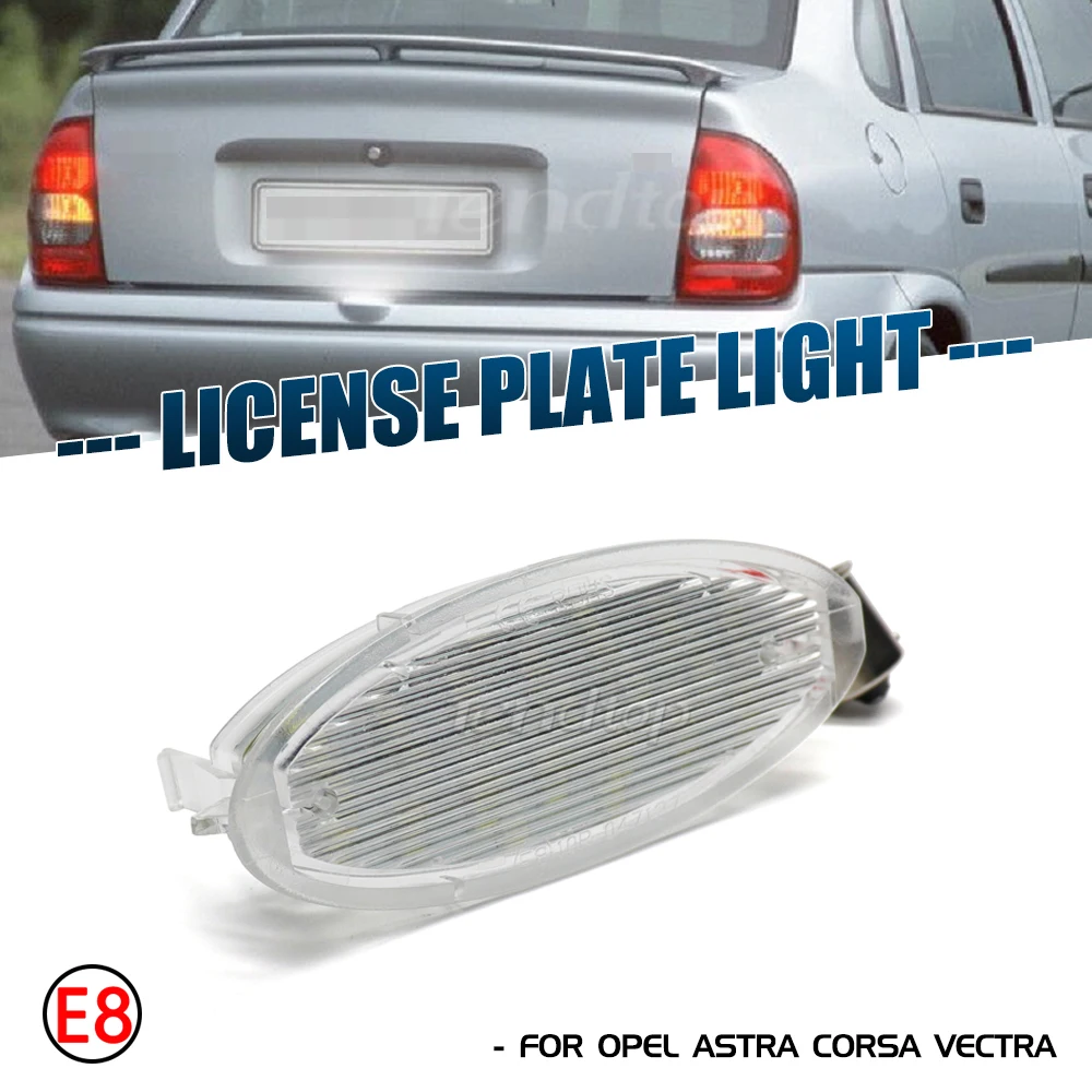Luz Led Trasera Para Matrícula De Coche, Accesorio Canbus Sin Error Para Opel Astra F Corsa B Vectra Omega Zafira Agila Tigra