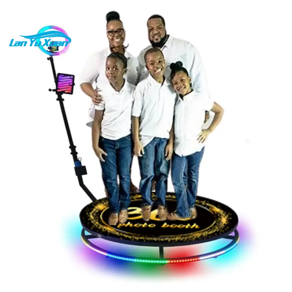 

360 фотобудка 115 см платформа машины вращающаяся селфи реквизит на день рождения светодиодная фотобудка 360 для фотографий