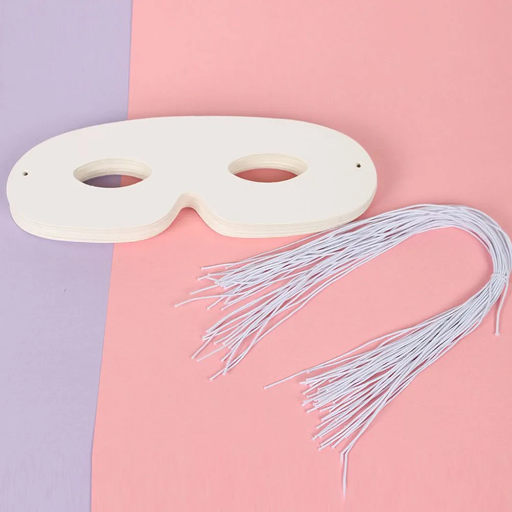 40 Sets DIY White Paper Pulp Masks Personality Blank Hand Painted Masks Carnival Party Cosplay Costume Masquerade Cosplay Props party masks masquerade mask