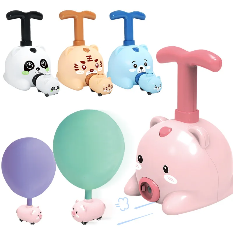 NEW Power Balloon Launch Tower Toy Education Inertia Air Power Balloon Car Puzzle Fun Science Experimen Toy for Children Gift 2 NEW Power Balloon Launch Tower Toy Education Inertia Air Power Balloon Car Puzzle Fun Science Experimen Toy for Children Gift 2