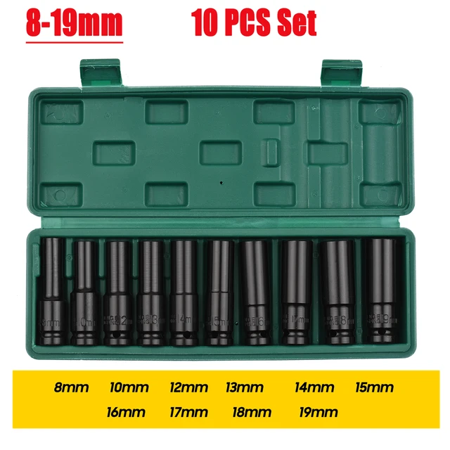 10PCS Set 8-19mm