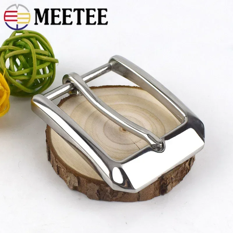 헤비 듀티 40mm 스테인레스 스틸 버클 남성 여성 벨트 핀 버클 청바지 장식 걸쇠 교체 DIY 가죽 공예 액세서리