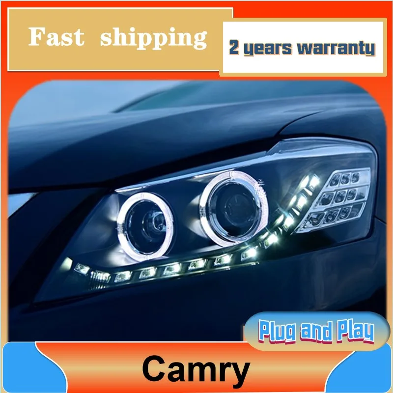 

Car Styling for Toyota Camry Headlights 2009-2011 Camry Head Lamp V45 DRL Turn Signal Low High Beam Projector Lens