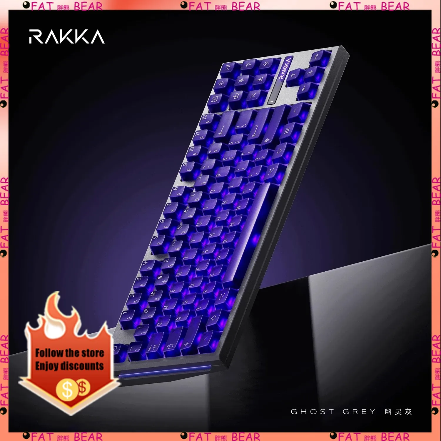 キーボード rakka80 Powered by Gateron, RAKKA 80 Edge Defines the Limit.
