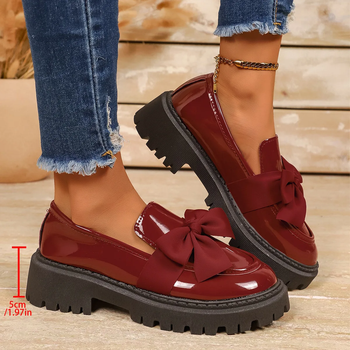 Bow Women Loafers Shoes Fashion Heeled Shoes Autumn Elegant Lolita Shoes Designer Cozy Walking Woman Sneakers 2025 Femme Zapatos