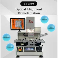 New 2024 Re-make Version LY-G700 Hot Air 3 Zones Optical Align BGA Rework Station 220V 110V Power 5300W 1