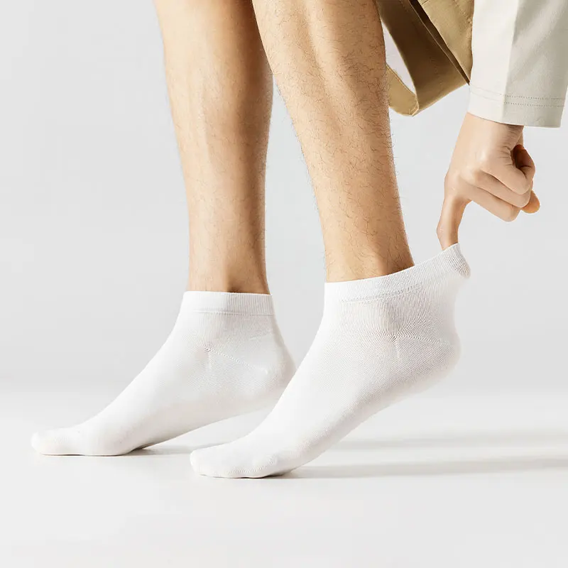 Men's Cotton Blend Ankle Socks (6 Pairs), Comfortable Everyday Casual Socks S938d782ff50646dbbc3f3d0a91244198S