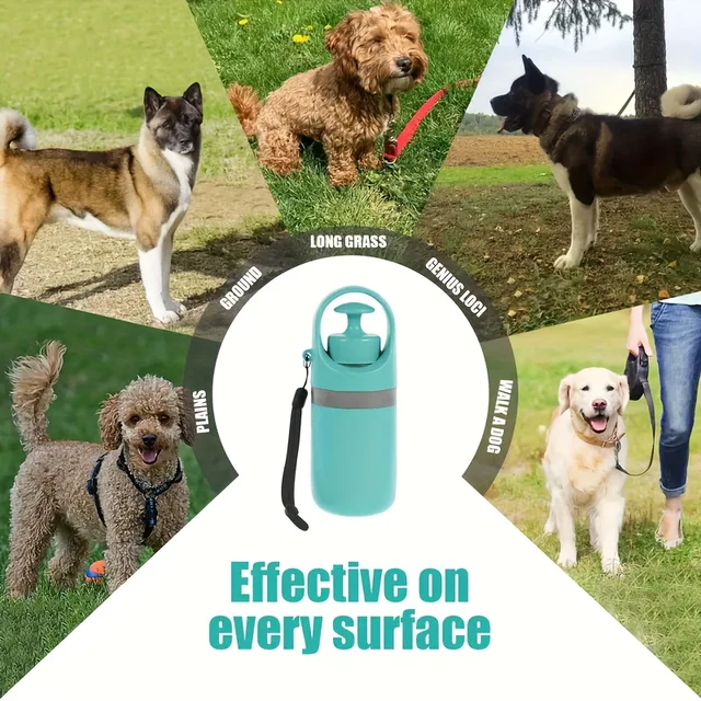 Portable Dog Pooper Scooper, Pet Waste Pick-up, Outdoor Cleaner, Built-in Garbage Bag, Handheld Pet Poop Grabber,No Touch Design 3