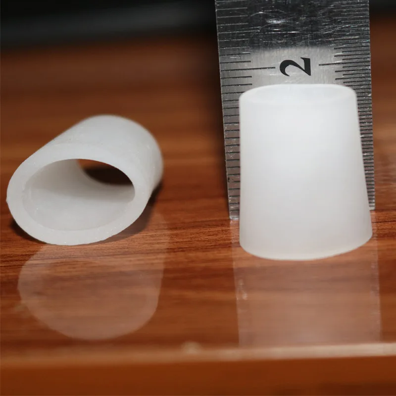 6Pcs/Lot Silicone Gel Little Toe Tube Corns Blisters Corrector Pinkie Protector Gel Bunion Toe Finger Protection Sleeve