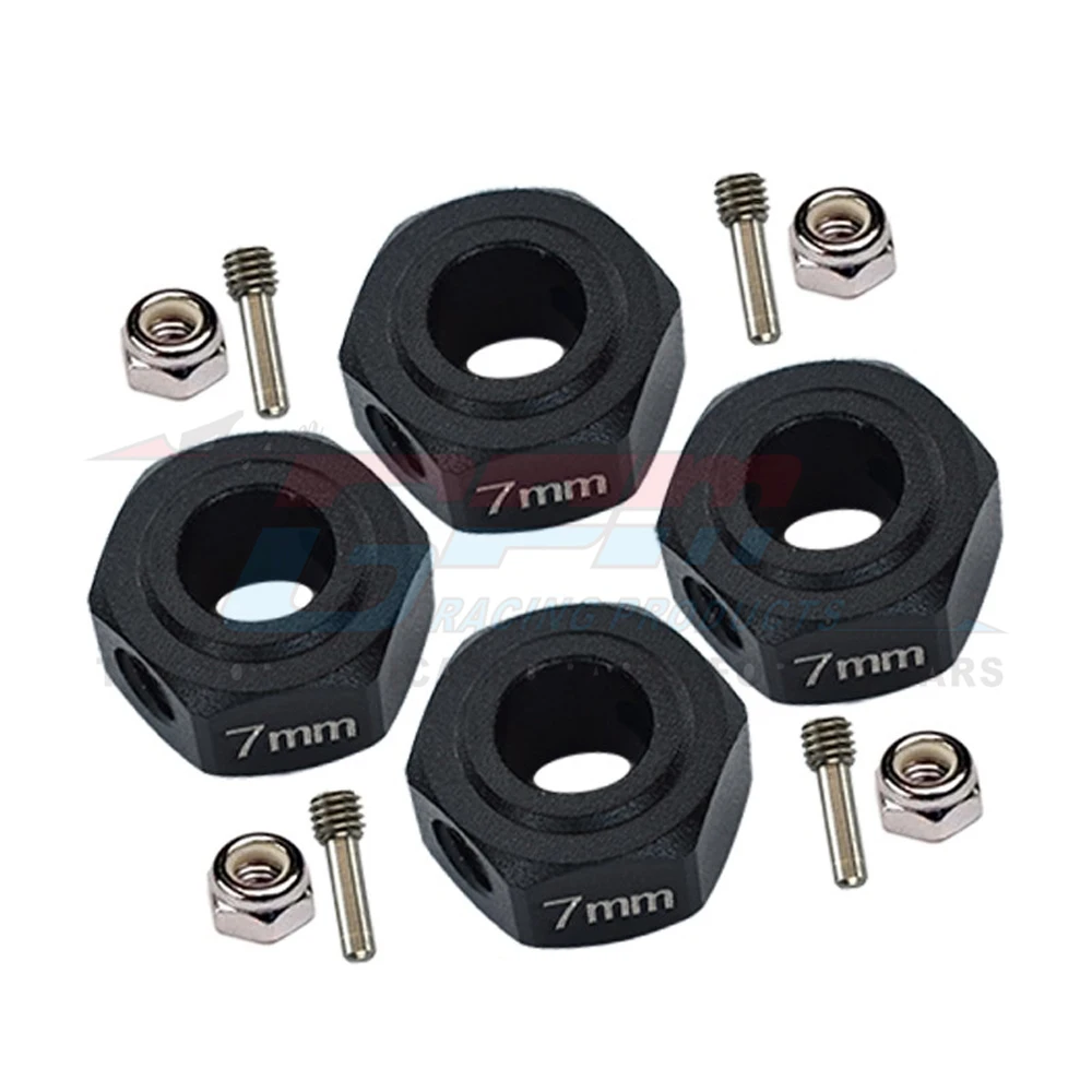 ARRMA 1/10 GRANITE SENTON BIG ROCK VORTEKS 3S 금속 합금 12mm 육각 7MM 두께 휠 허브 어댑터 AR 용 GPM 310779   AR 310871