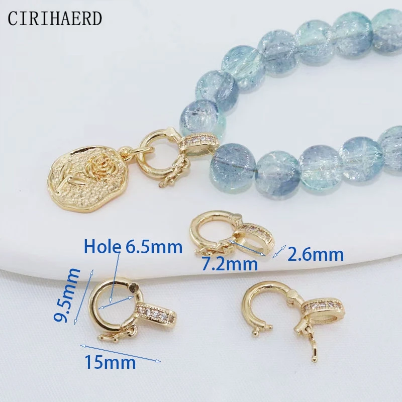   Ŭ   Ʈ  ɼ, 14K ݵ,  Ŀ DIY ׼