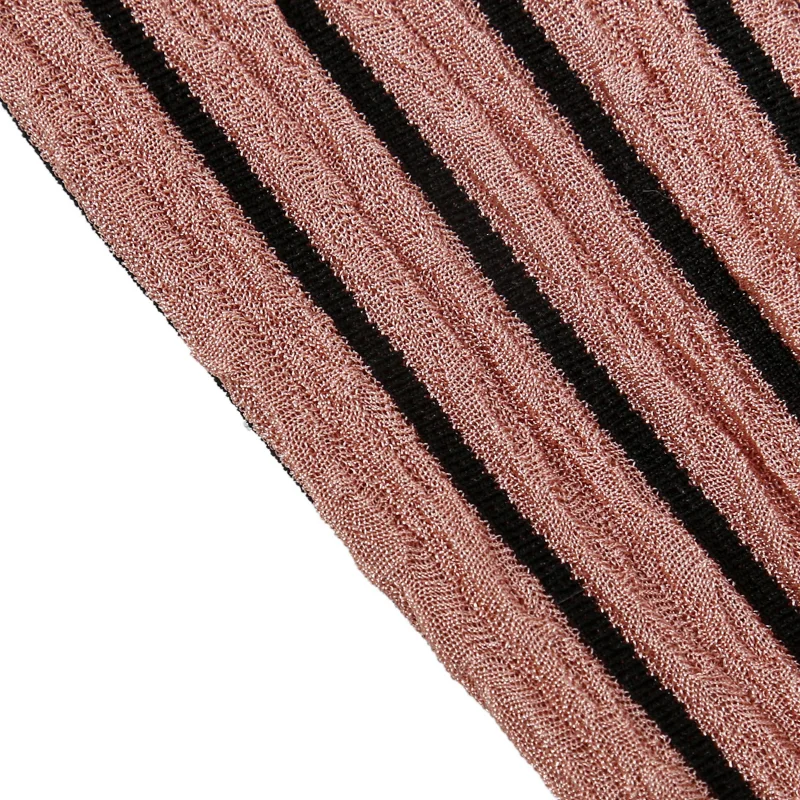 KepaHoo 2024 New Striped Long Tail Strap Tam-O'-Shanter Pile Cap Wave Pattern Women's Hat 5