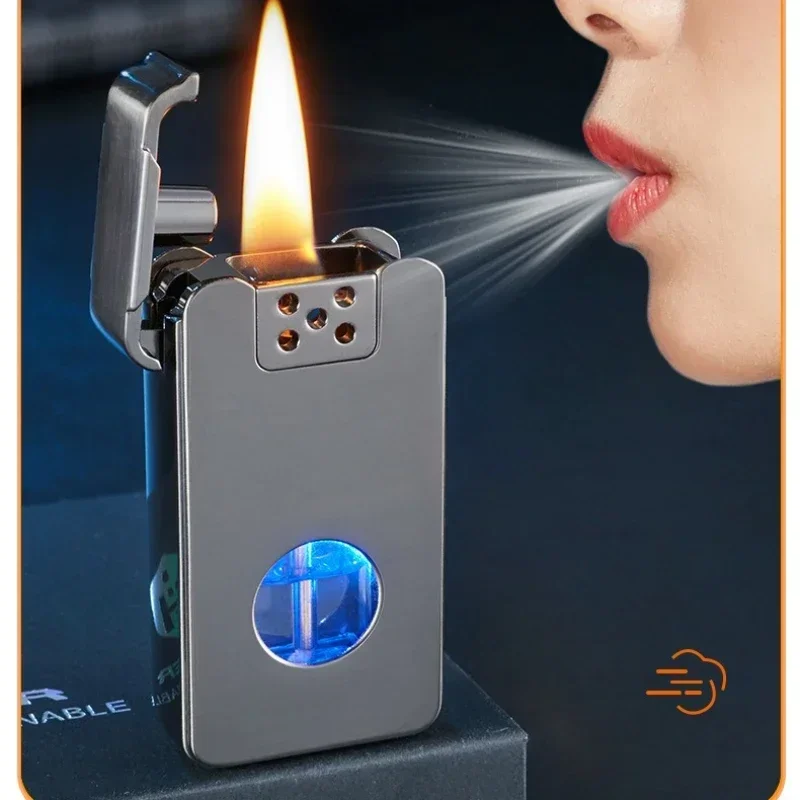 Smart Voice-controlled Kerosene Lighter Arc Ignition 4 Ignition Modes Cool Gift for Men Cigarette Accessories kerosene lighter