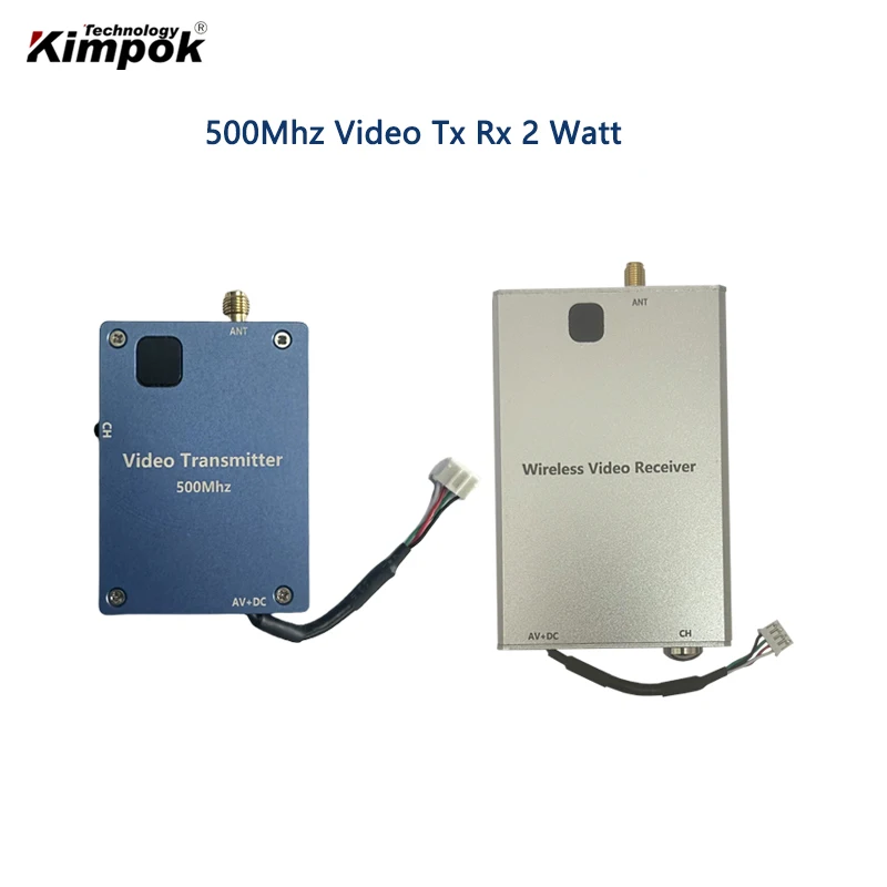 Kimpok 500Mhz FPV Video Transmitter 2W Wireless Video Transmission Drone Image Sender Long Range fpv transmitter receiver fpv accessories