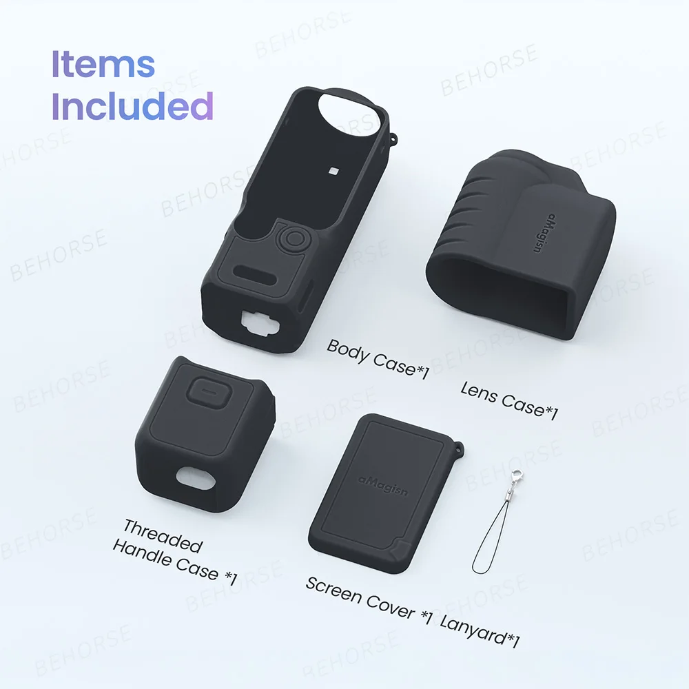 DJI Pocket 4 렌즈 스크린용 실리콘 케이스 DJI Pocket 4 카메라 액세서리용 긁힘 방지 보호 케이스 올라운드 커버